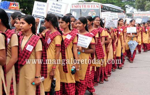 Kerala Samajam protest against Manipal Gang Rape